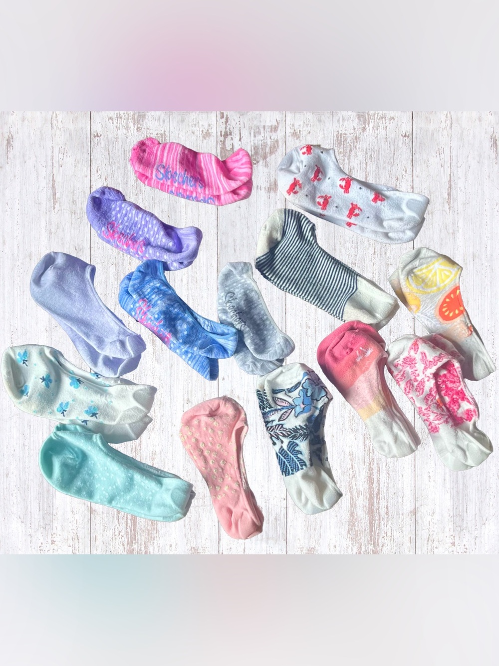 Loft Skechers Women's No Show Ankle Socks 14 Pairs